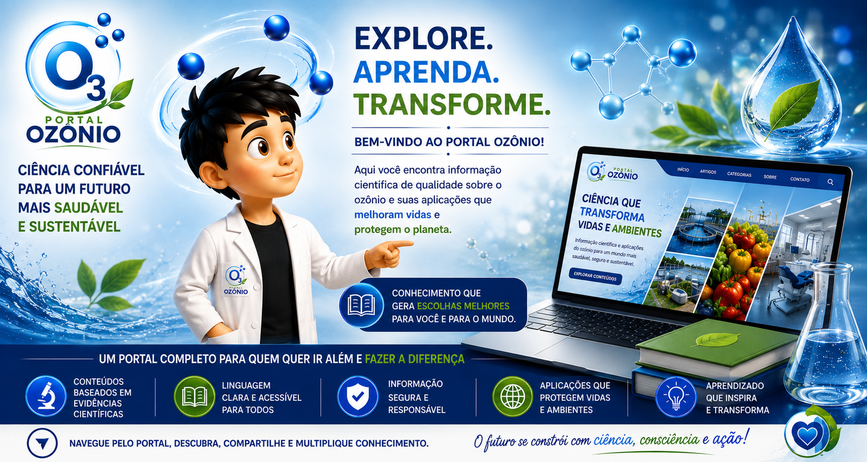 Explore, aprenda, transforme